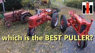 the OLD FARMALLS go headtohead pulling the manure spreader F20 H and 1020 which will win [upl. by Arhaz417]