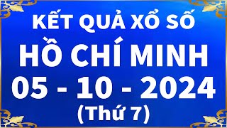 Xổ số Hồ Chí Minh ngày 5 tháng 10  XSHCM – SXHCM  Xổ số Thành Phố  XSTP hôm nay [upl. by Nahtanohj]