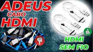 HDMI SEM CABO Teste Completo e Análise Vale a pena hdmi wifi [upl. by Enyrhtak]