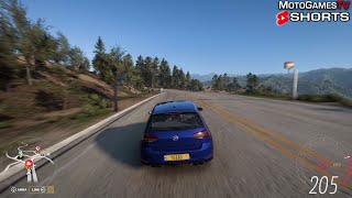 Escarpment Speed Trap in VW Golf R 14  Forza Horizon 5 shorts [upl. by Aihsetal]