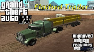 Gta San Andreas  Gta IV Flatbed Trailers ImVehFt  Sa Style [upl. by Orvie]