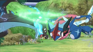 UK AshGreninja versus Mega Charizard X  Pokémon the Series XYZ  Official Clip [upl. by Nialb79]