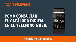 Cómo consultar el Catálogo Digital TRUPER en el teléfono móvil [upl. by Rosanna]