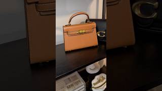 Hermes Kelly bag unboxing 🤎🍂 hermes kellybag dhg dhgate dhgateunboxing shortsfeed shorts [upl. by Ira]