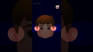 Head Shoulders Knees and Toes shorts chuchutv nurseryrhymes KidsSongs kidslearning kids [upl. by Jackqueline]