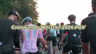 GranFondo Whistler Race POV 2024 [upl. by Zaller]