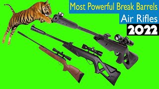 Top 5 Best Most Powerful Break Barrels Air Rifles 2022 [upl. by Dirraj647]