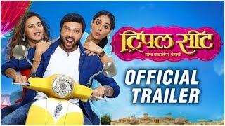 TRIPLE SEAT  OFFICIAL TRAILER  Ankush Chaudhary  Shivani Surve  Pallavi Patil  25th Oct 2019 [upl. by Seugirdor]