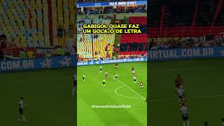 Gabigol quase faz um golaço de letra [upl. by Ardnuaek]