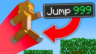 Minecraft But Every Jump Is Multiplied [upl. by Alhak]