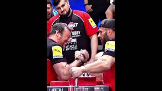 Devons Revenge devonlarratt deniscyplenkov armwrestling eastvswest [upl. by Annaor]