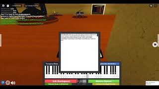 Roblox Piano Fnaf song 1 [upl. by Odlamur]