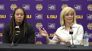 LSU Kim Mulkey introduces Seimone Augustus to her Tiger coaching staff [upl. by Aliak]