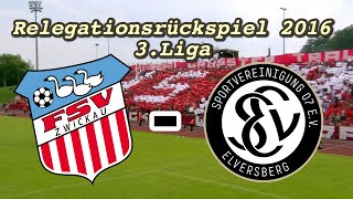 3 LigaRelegationsRückspiel  FSV Zwickau  SV Elversberg 11  in voller Länge 2016 [upl. by Noed260]