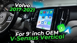 How to Install Apple CarPlay amp Android Auto on Any Volvo  For 9 inch OEM Screen 20172021 [upl. by Ytnom]