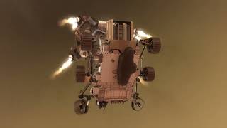 NASA Mars 2020 Perseverance Rover Landing Animations [upl. by Emiaj663]