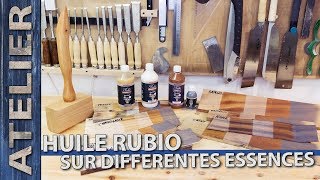 Nuancier Rubio monocoat sur différentes essences de bois [upl. by Teews527]