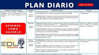 quotPlanificación Diaria Paso a Paso Guía Completa para Organizar tu Día CLASE 1 MATEMÁTICA [upl. by Arihsak]