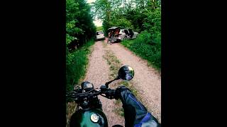 НЕ в то время НЕ в том месте😨🤦‍♂️ дваколеса motovlog moto biker yamaha scrambler custom [upl. by Rothwell145]