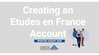 Creating an Etudes en France Account [upl. by Trometer]