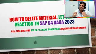 How to delete material let see the reaction IN sap s4 hana 2023 [upl. by Eimma185]