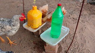 An Easy Way To Make Automatic Chicken Feeders And Drinkers For Your Laying Hens [upl. by Tremml]