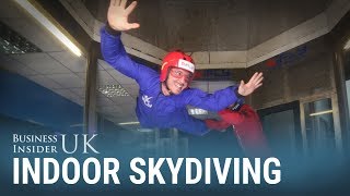 We Tried Indoor Skydiving With Wind Speeds Of 165 MPH [upl. by Blus]