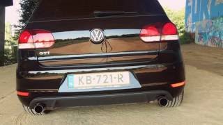 Golf VI GTI resonator delete sound [upl. by Binnie]