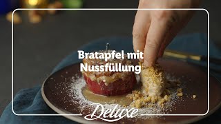 Gefüllter Bratapfel mit Nussfüllung Rezept von Lukas Ziesel [upl. by Bradly]