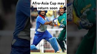 AfroAsia Cup may return soon cricket cricketshorts [upl. by Vesta50]