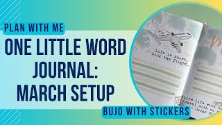 Word of the Year Journal March Setup [upl. by Ailic754]