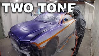 Car Painting How to Two Tone by Yourself [upl. by Isawk]