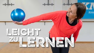 Gymnastik Übungen mit Handgerät  Lerne diese Technik mit dem Ball [upl. by Arnold]