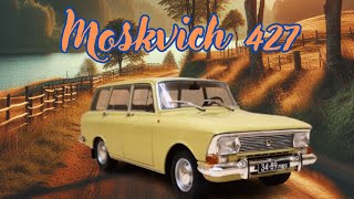 Review of 124 Hachette Scale Diecast Models of Cars Moskvich 427 [upl. by Nus]