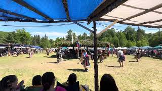 Kitigan zibi traditional powwow 2024 Men’s traditional exhibition Double beat [upl. by Janus]