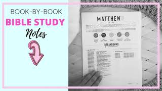 Bible Breakdowns BookByBook Bible Study Notes [upl. by Ater]