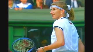 Marriage proposal from the fan to Steffi Graf in Wimbledon Funny Video [upl. by Aiciram624]