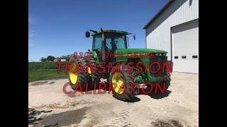 John Deere 8300 Transmission Calibration [upl. by Yuma]