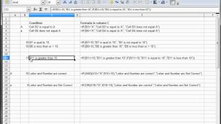 21 Libre Office  Calc Open Office  Calc Excel Tutorial  Conditional If And Or functions [upl. by Koval601]