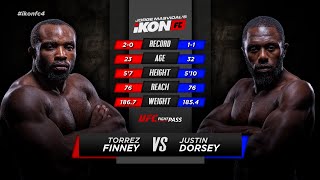 iKON FC 4 Torrez Finney vs Justin Dorsey  August 5 2022 [upl. by Sallyanne]