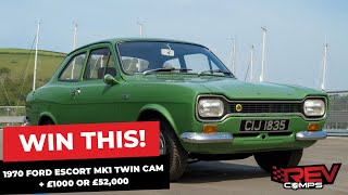 WIN THIS 1970 FORD ESCORT MK1 TWIN CAM  £1000 OR £52000 [upl. by Zorah735]