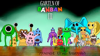 Garten of Banban 3  ALL NEW BOSSES Full Gameplay [upl. by Ahcsropal877]