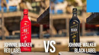 Whisky Versus Johnnie Walker Red Label vs Black Label [upl. by Ardnasak457]