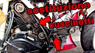 Distribuzione Ducati SS  Ducati Monster sostituzione cuscinetti tendi cinghie [upl. by Zinnes]