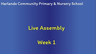 Virtual Assembly 1  Harlands School Uckfield East Sussex [upl. by Juan]