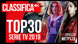 La classifica TOP30 delle serie TV più viste su Netflix nel 2019 [upl. by Gracie996]