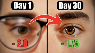 Do Eye Exercises Actually Work I Tried for 30 Days [upl. by Wachtel]