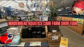 Beautiful Pond Fish  Maidenhead Aquatics Carr Farm Shop Tour [upl. by Geddes145]