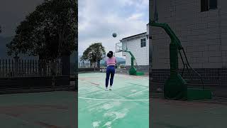 Basketball Shoot a Shot Shooting Girls Playing Basketball Threepoint Shoot Talking with the Bal [upl. by Jacoba]