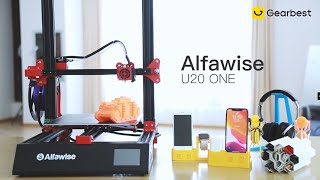 Alfawise U20 ONE 3D Printer  Gearbestcom [upl. by Natalya]